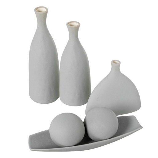 Set 2 bolas gris claro