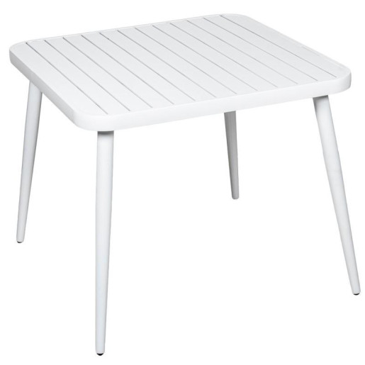 Mesa exterior blanco