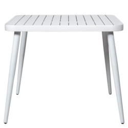Mesa exterior blanco