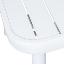 Mesa exterior blanco