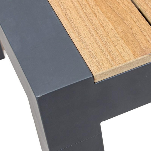 Mesa exterior extensible antracita y natural