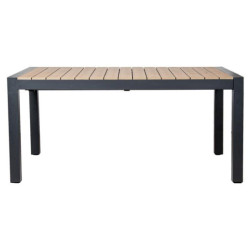 Mesa exterior extensible antracita y natural