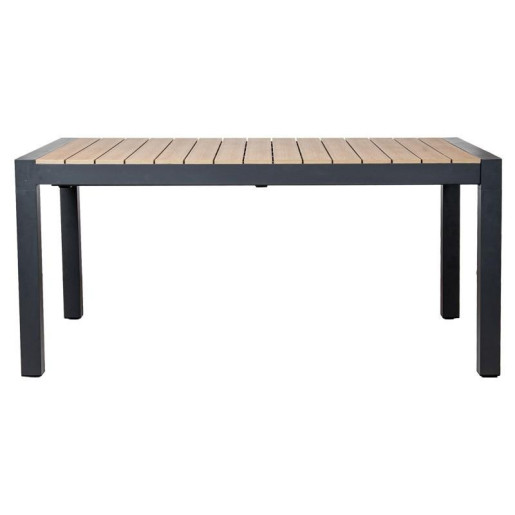 Mesa exterior extensible antracita y natural