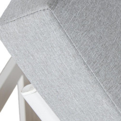 Cama balinesa blanco y gris