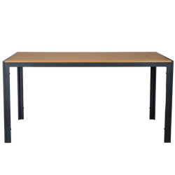 Mesa antracita y natural