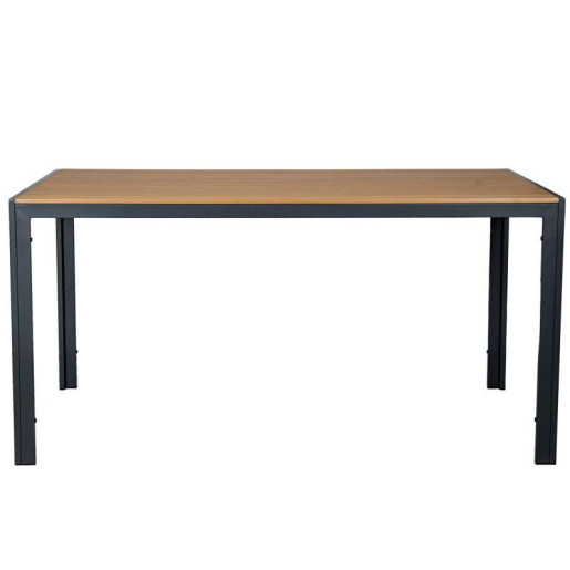 Mesa antracita y natural