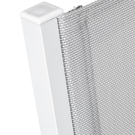 Silla blanco y gris