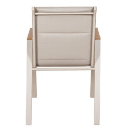 Silla crema y natural