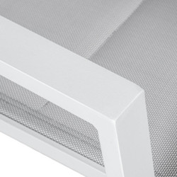 Silla blanco y gris