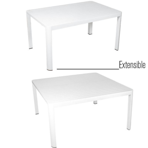 Mesa extensible blanco