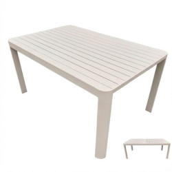 Mesa extensible crema