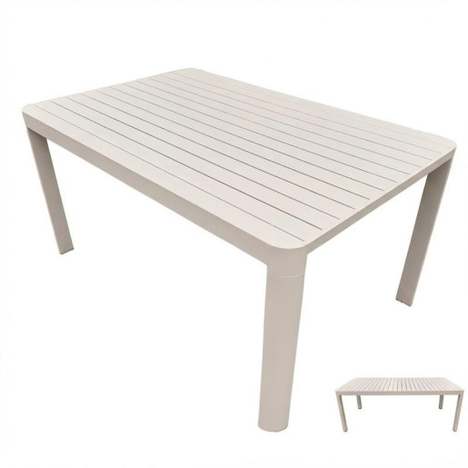Mesa extensible crema