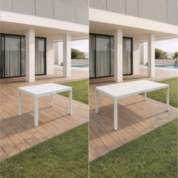 Mesa extensible blanco