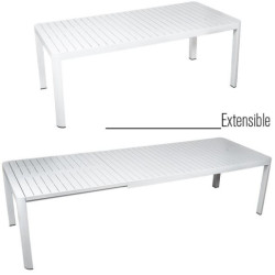 Mesa extensible blanco