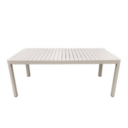 Mesa extensible crema