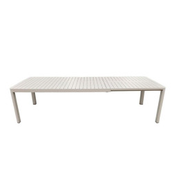 Mesa extensible crema
