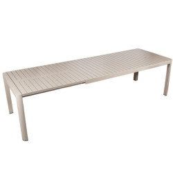 Mesa extensible crema