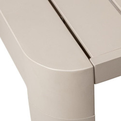 Mesa extensible crema