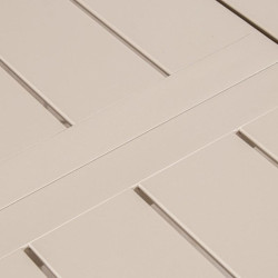 Mesa extensible crema