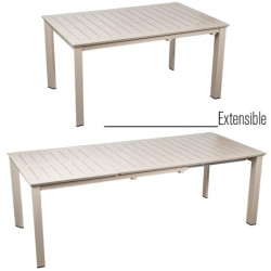 Mesa extensible crema