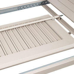 Mesa extensible crema