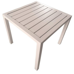 Mesa auxiliar crema