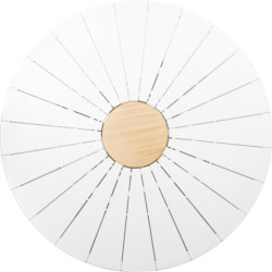 Mesa comedor exterior blanco