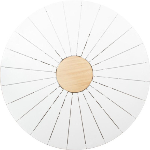 Mesa comedor exterior blanco