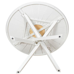 Mesa comedor exterior blanco