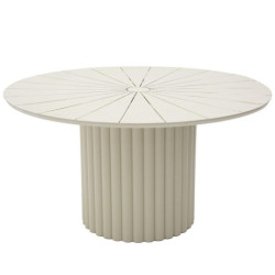 Mesa comedor exterior topo