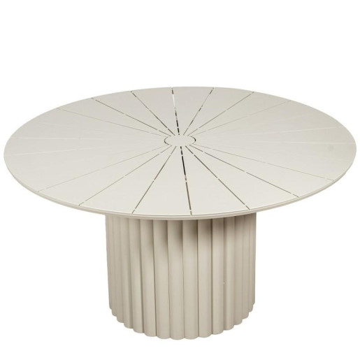 Mesa comedor exterior topo