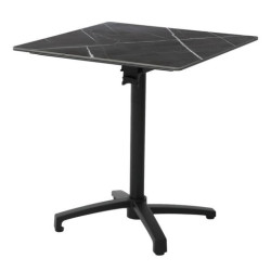 Mesa auxiliar exterior negro