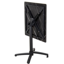 Mesa auxiliar exterior negro