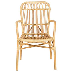 Silla exterior natural