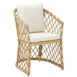 Silla exterior natural