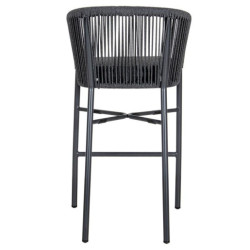 Taburete exterior negro
