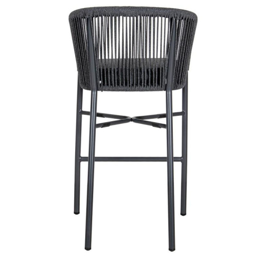 Taburete exterior negro