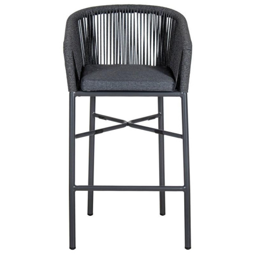 Taburete exterior negro