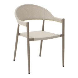 Silla exterior natural