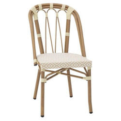 Silla exterior beige