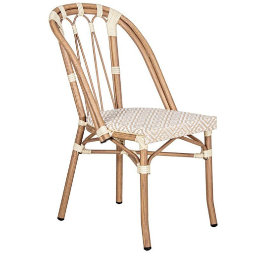 Silla exterior beige