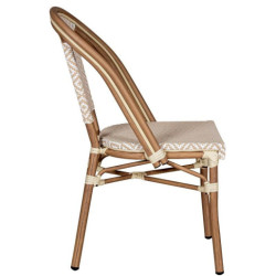 Silla exterior beige