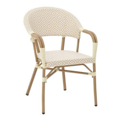 Silla exterior beige