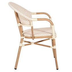 Silla exterior beige