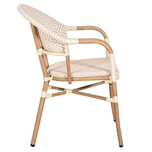 Silla exterior beige