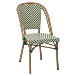 Silla exterior verde