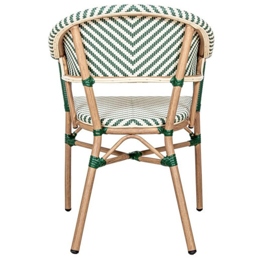 Silla exterior verde