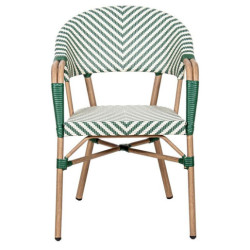 Silla exterior verde