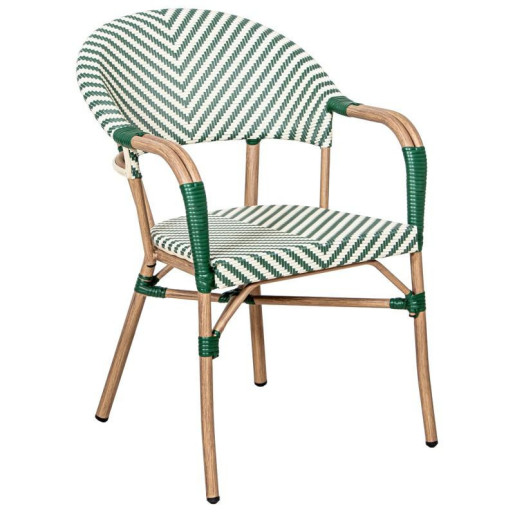 Silla exterior verde