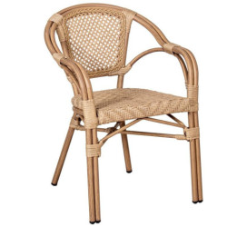 Silla exterior natural